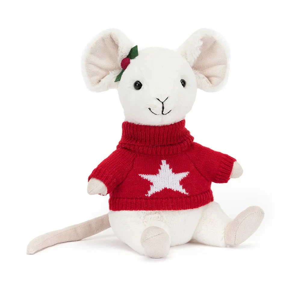 JELLYCAT MERRY MOUSE JUMPER 1 JELLYCAT MERRY MOUSE JUMPER