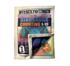 NURSERY TIMES CRINKLY NEWSPAPER- COUNTING 1-10 DINOSAURS -Jellycat Store image 13883e7c 41ad 46c9 9c3a 56325e0da834