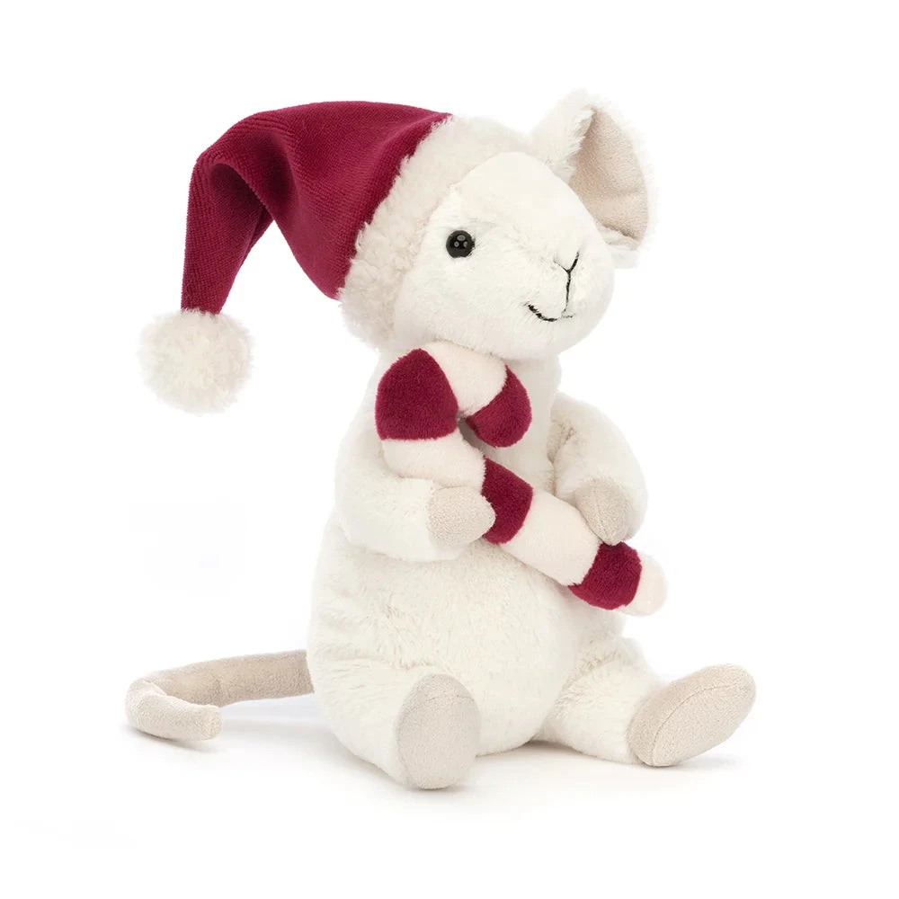 JELLYCAT MERRY MOUSE CANDY CANE 1 JELLYCAT MERRY MOUSE CANDY CANE